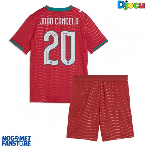 Portugal Joao Cancelo #20 Domaci Dres za djecu SP 2026 Kratak Rukav (+ Kratke hlače)